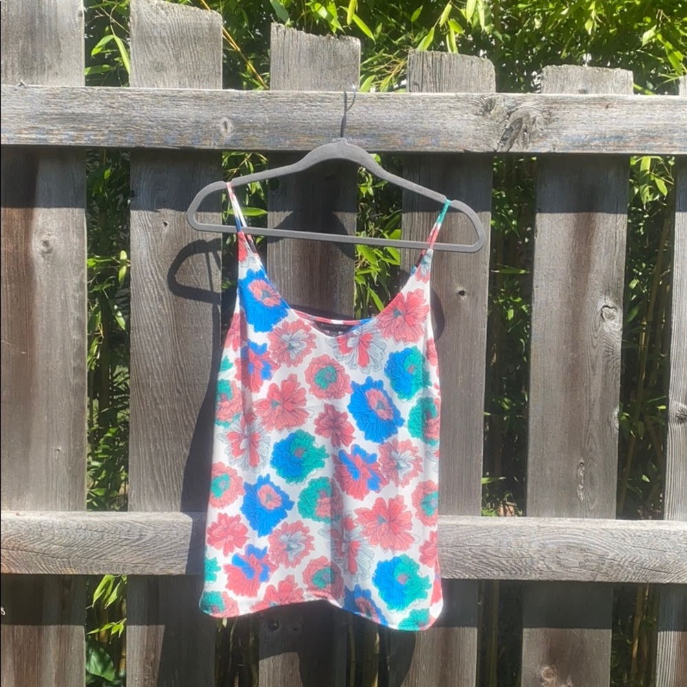 Banana Republic Floral Lined camesole Top Sz S